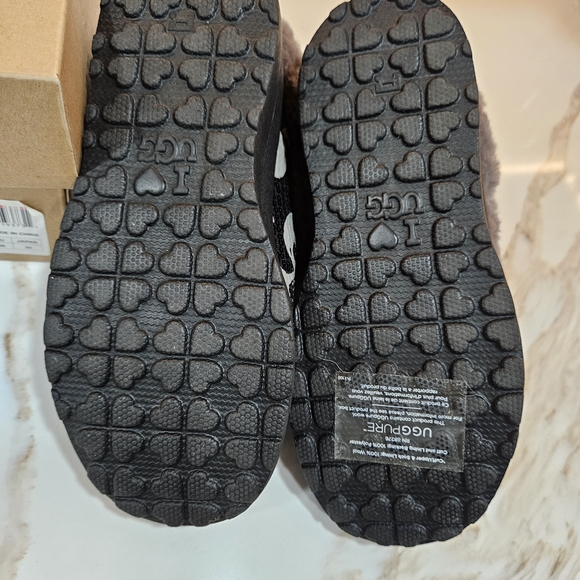 UGG Black and Gray Sequin Mules - Picture 4 of 6